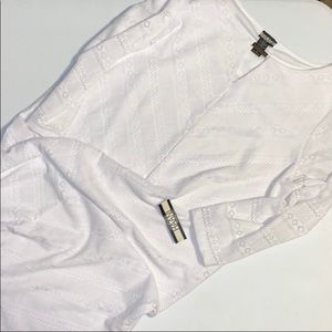 White Haani lace dress 1X